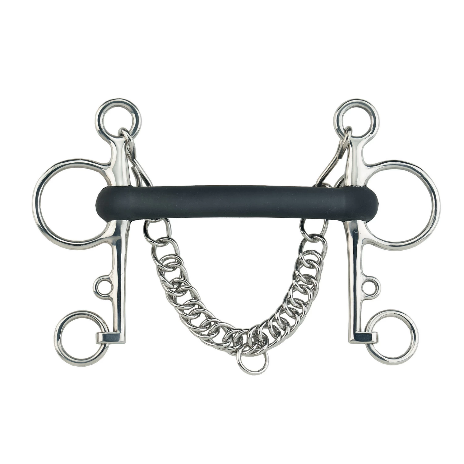 Pelham Stangengebiss Hartgummi Starr 18mm