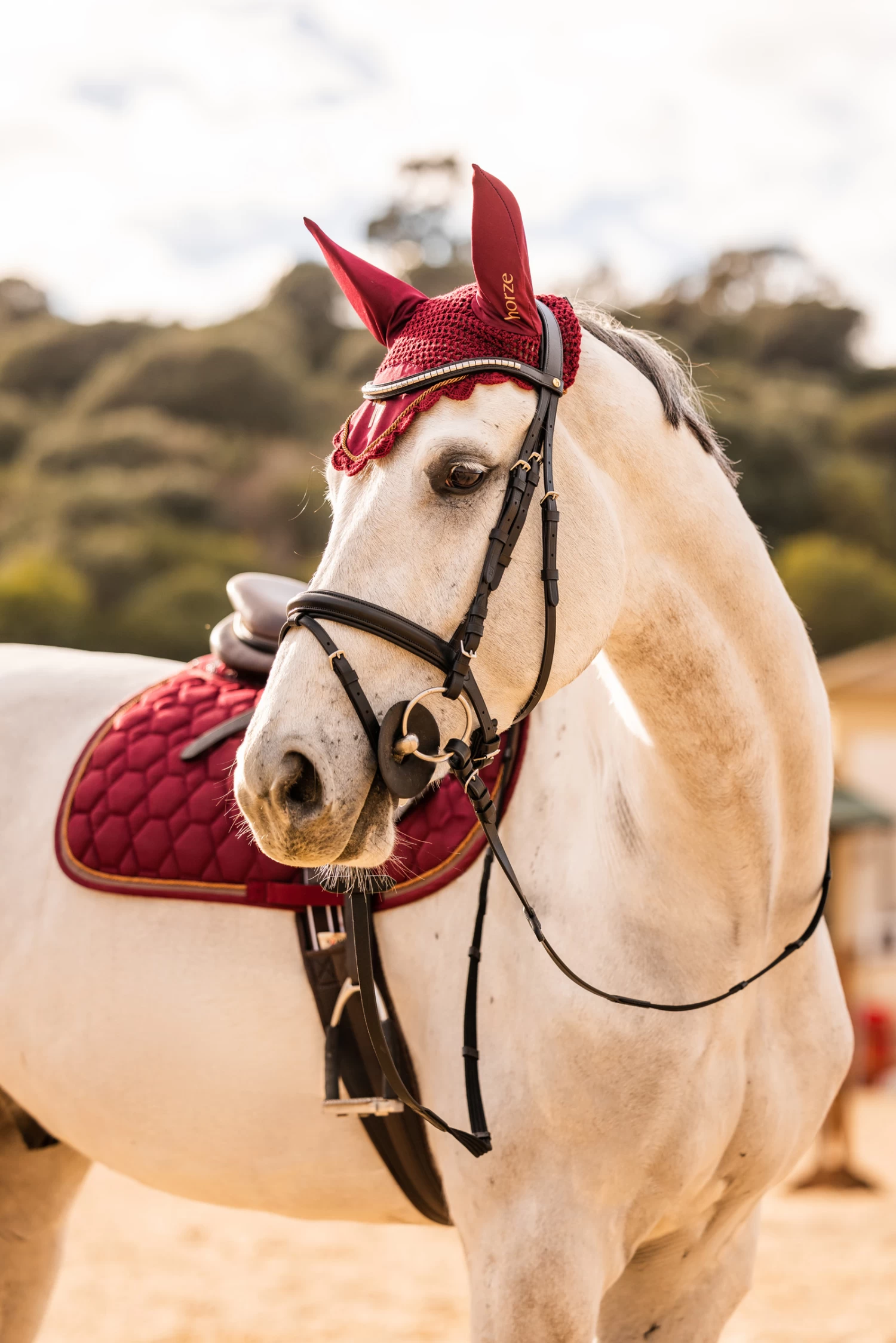 Horze Kenya Fliegenhaube – Bild 3