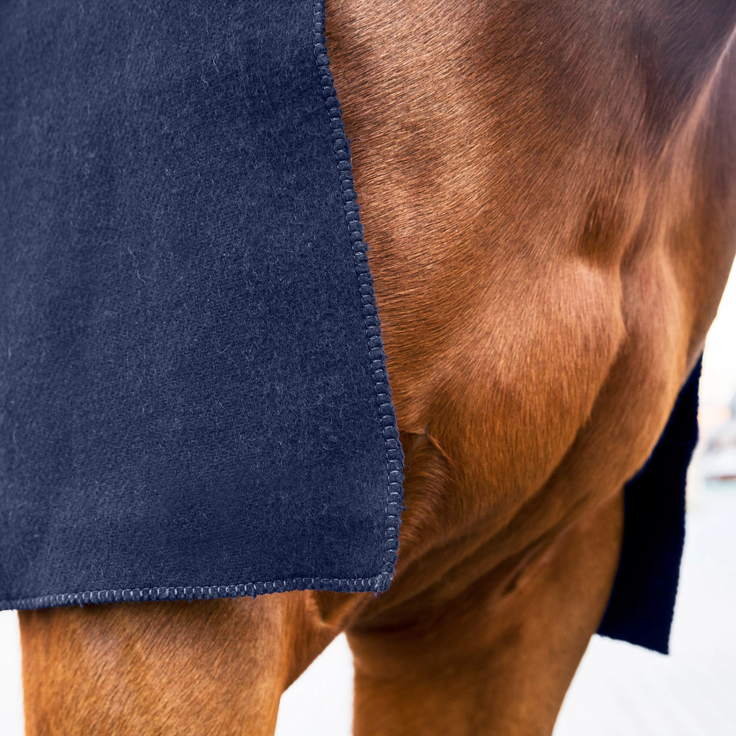 Horze Vail Eckige Woll-Abschwitzdecke – Bild 2