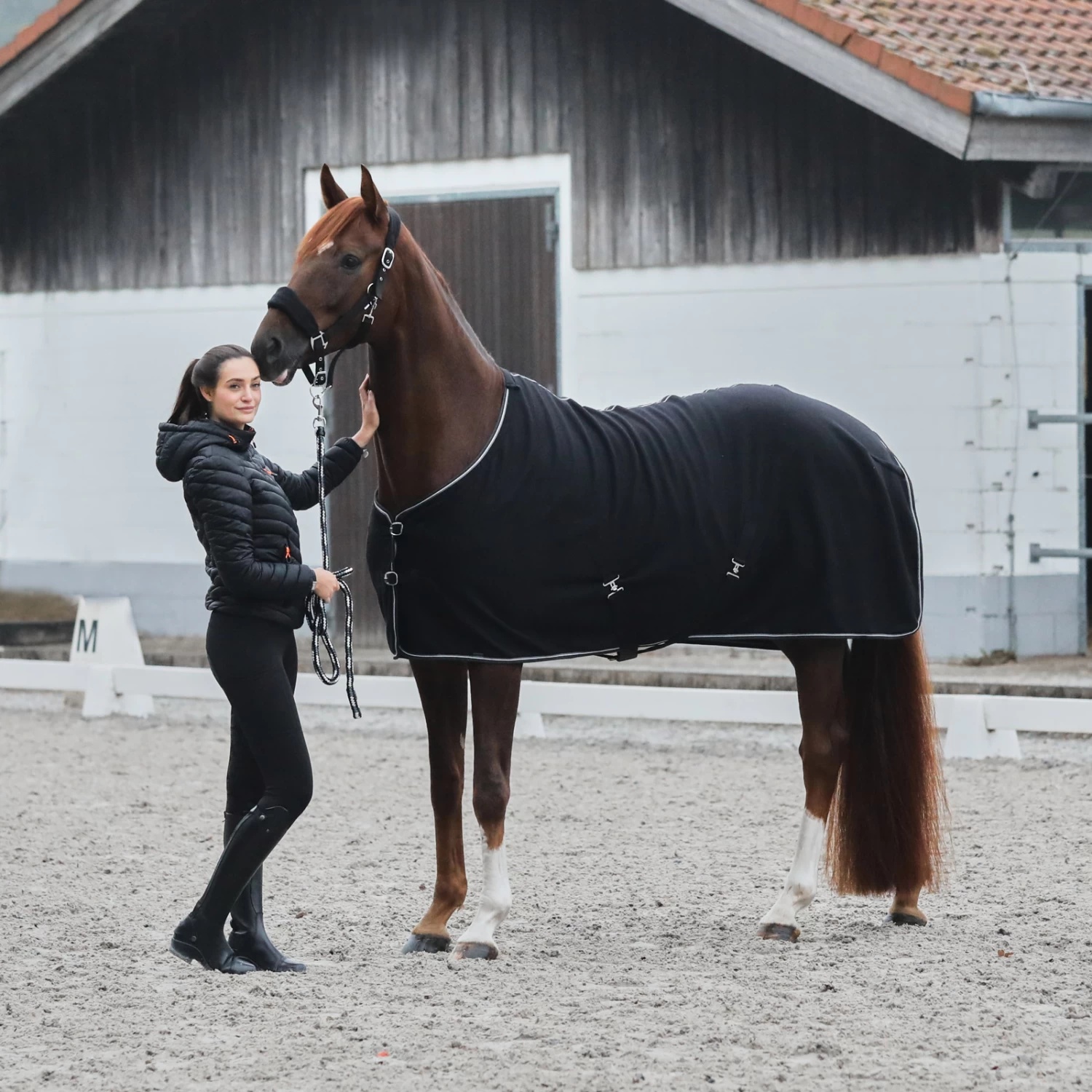 Horze Kiel Fleecedecke – Bild 7