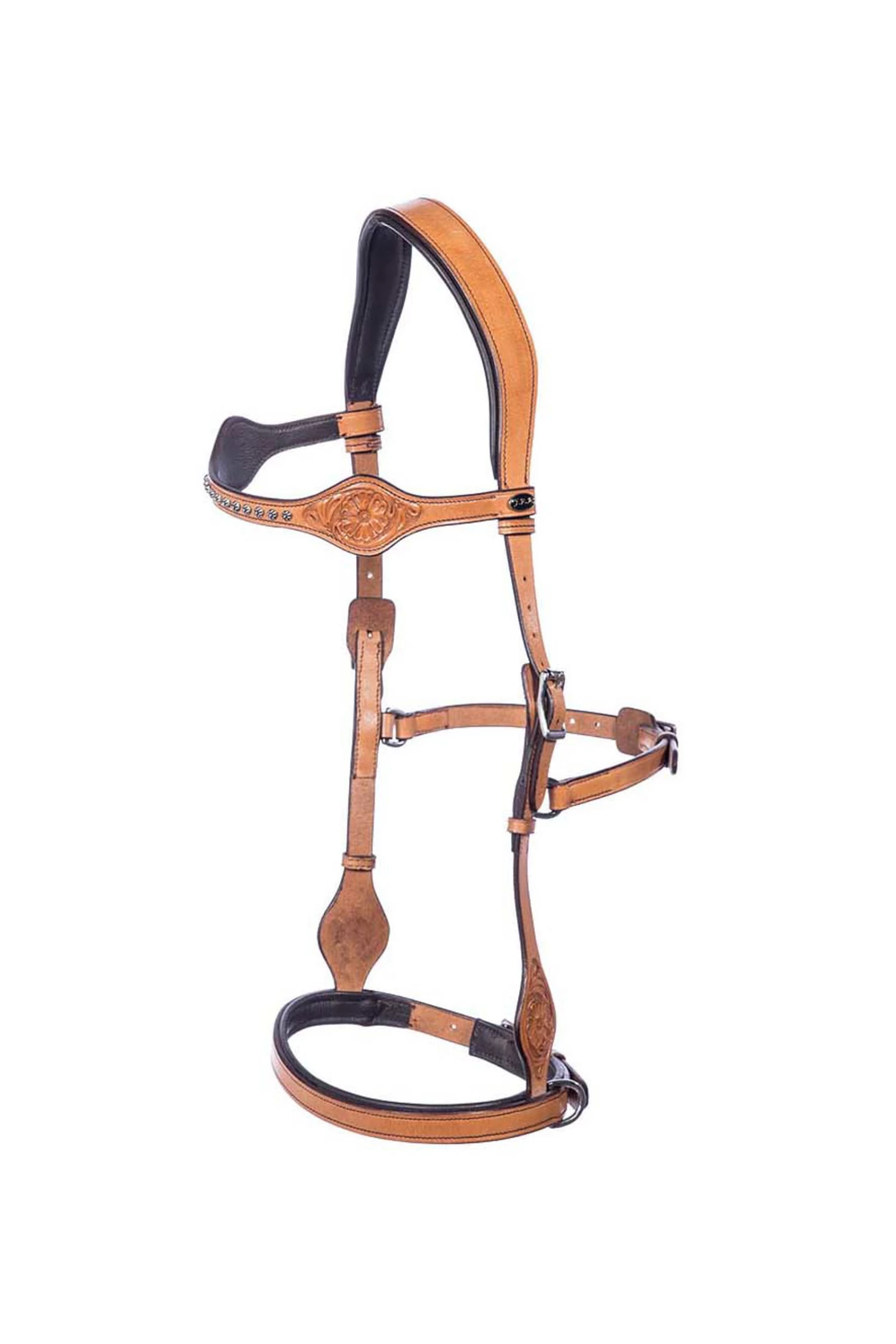 FRA Dandy Sidepull (System 3) Leather, W/ Leather Clip Reins – Bild 5
