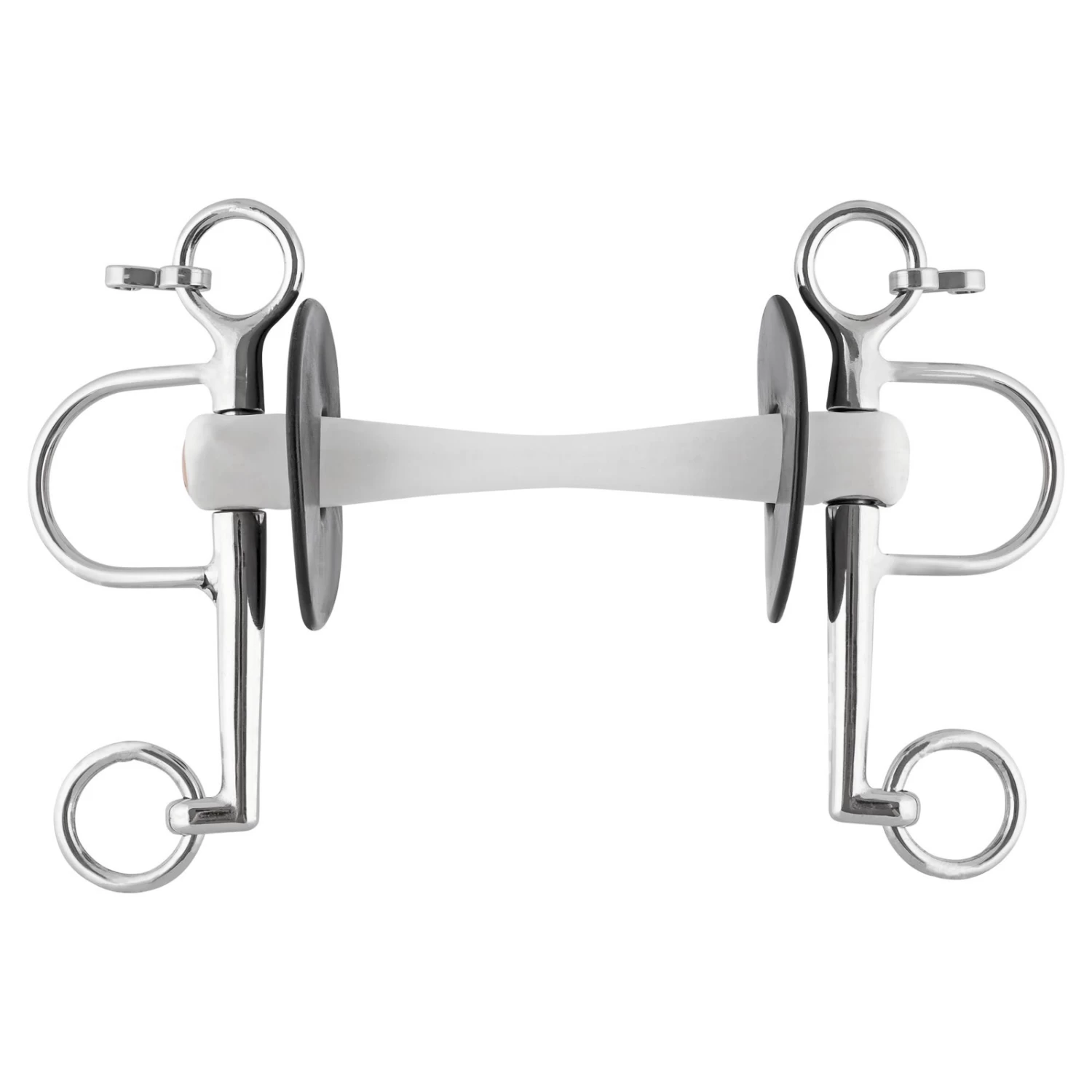 Sprenger Nathe Pelham Gebiss 20mm Mit Flexibler Stange & Kurzen Backenstücken (unterer Ring 5,5cm)